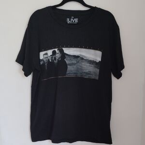 U2 The Joshua Tree 2017 Concert Tour Black T Shirt Sz XXL NRG Stadium Houston